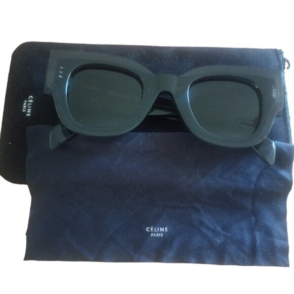 Celine- Zoe Gray Square Sunglasses- CL 41446/KB7 IR - Picture 4 of 10